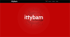Desktop Screenshot of ittybam.com
